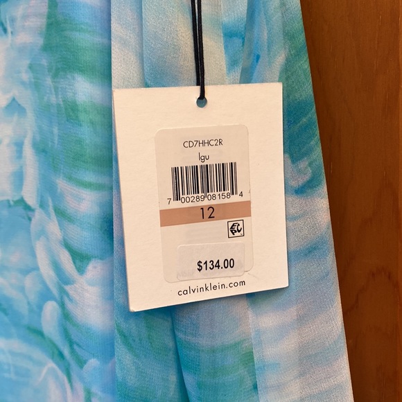 Calvin Klein floral tie dye swing dress - Picture 4 of 4